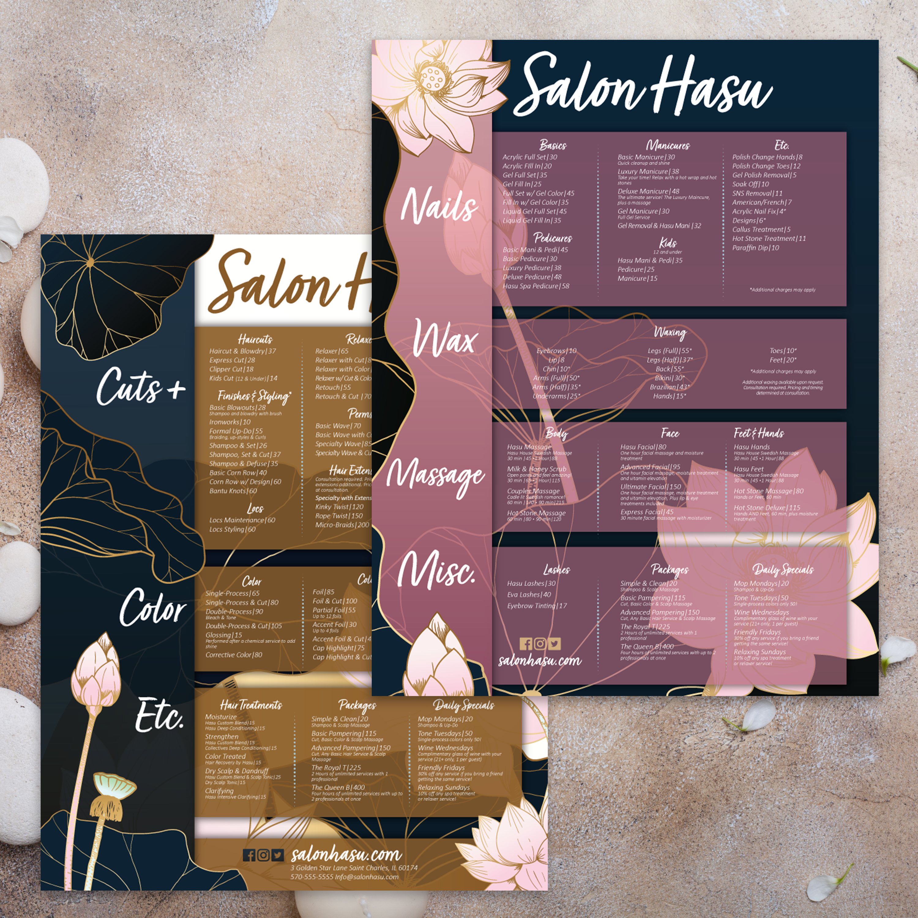Salon Template 8.5" x 11" - TerraSlate Inc.