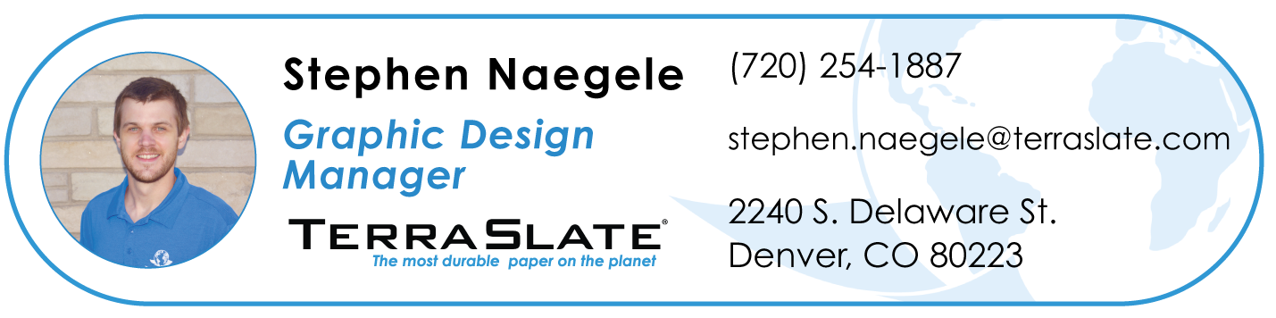 Custom Email Signature - TerraSlate Inc.