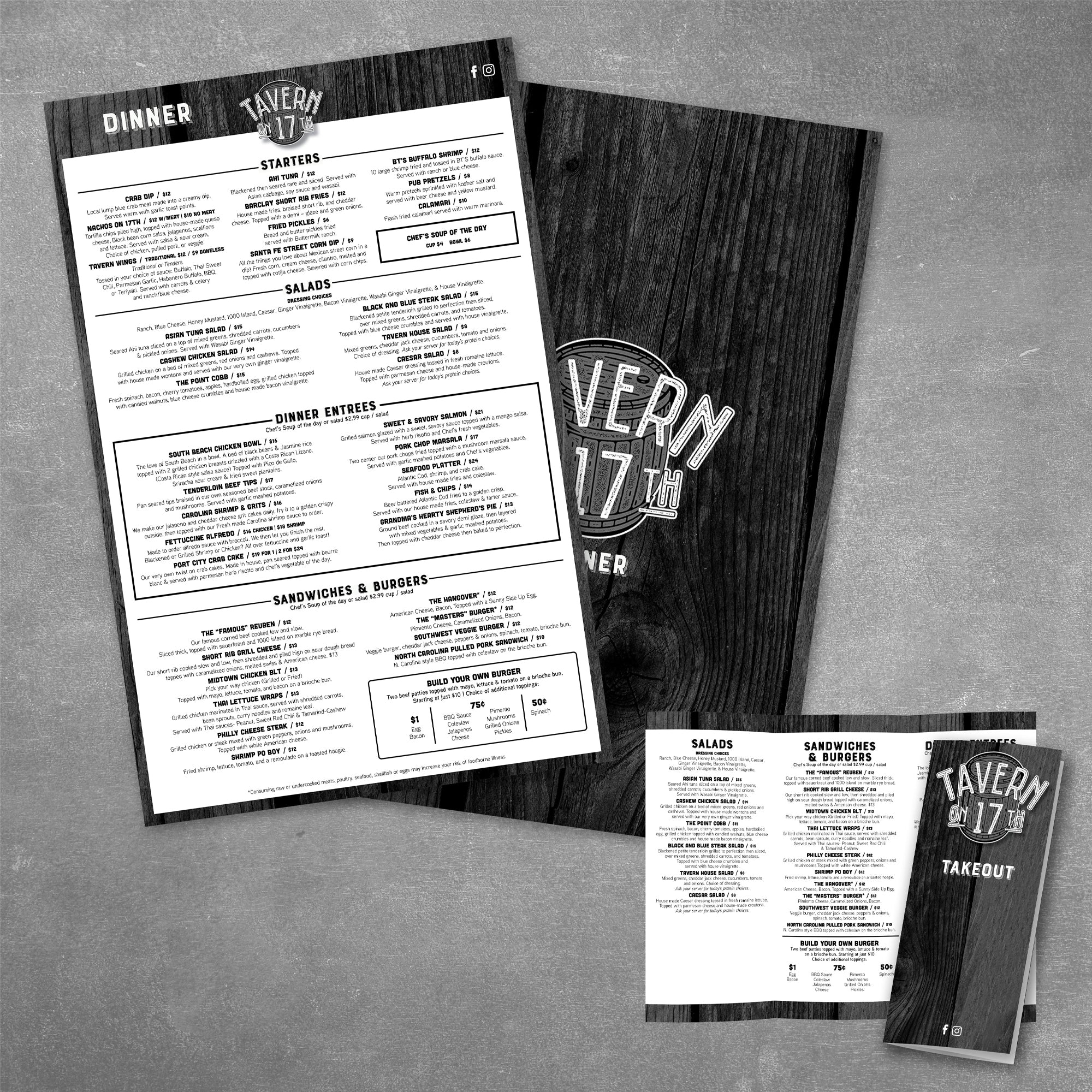 Menu Design - TerraSlate Inc.