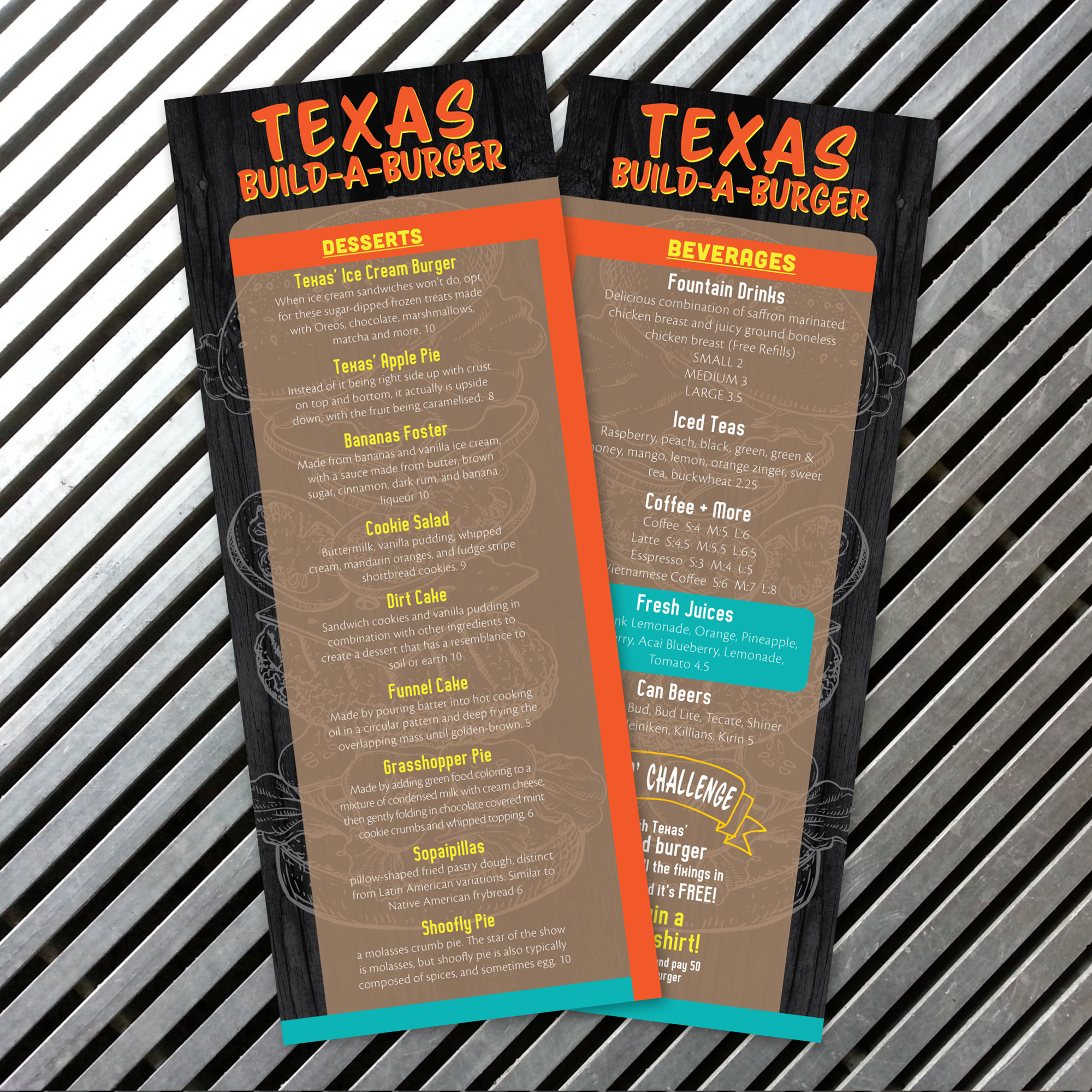 Build-a-Burger Template 6" x 15" - TerraSlate Inc.