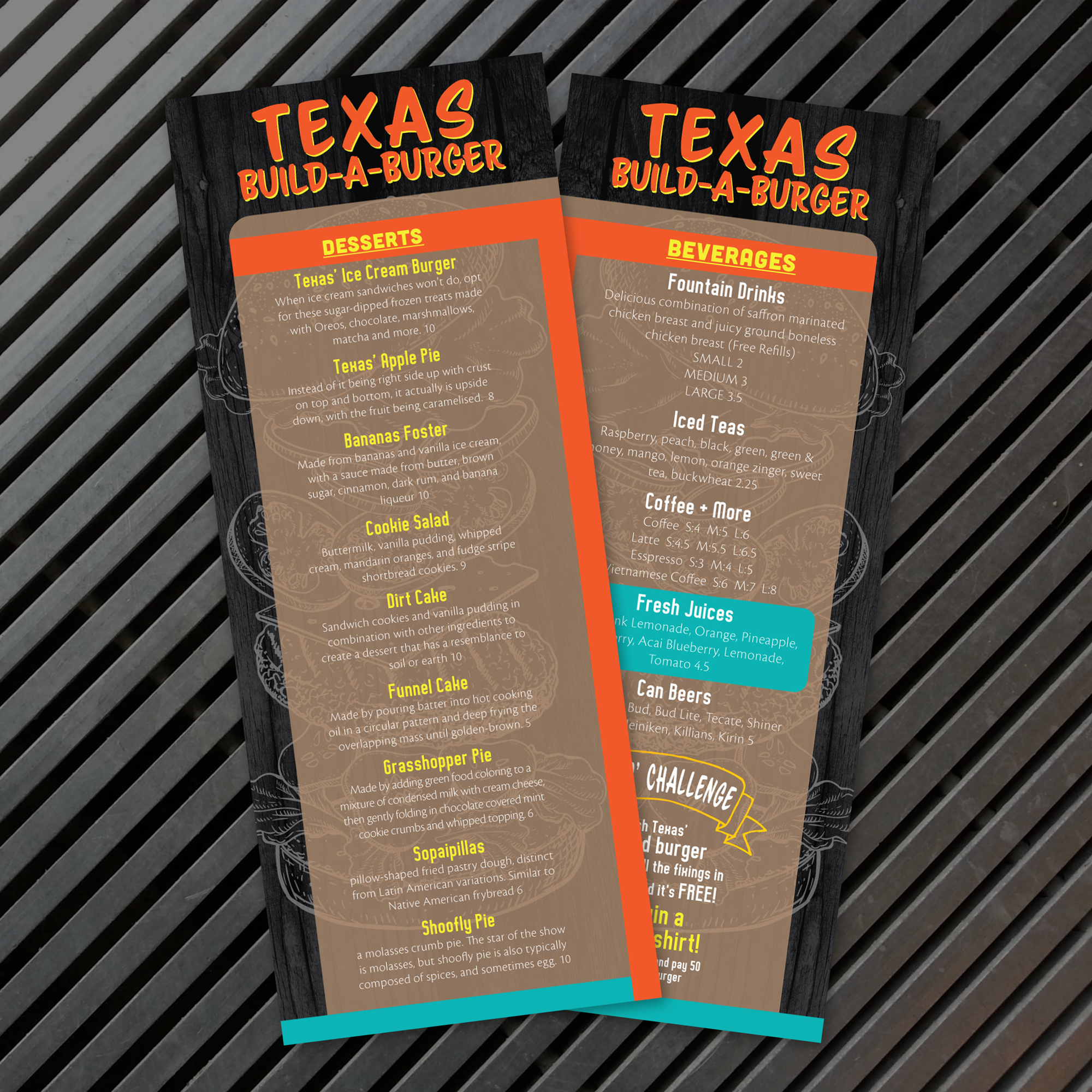 Build-a-Burger Template 6" x 15" - TerraSlate Inc.