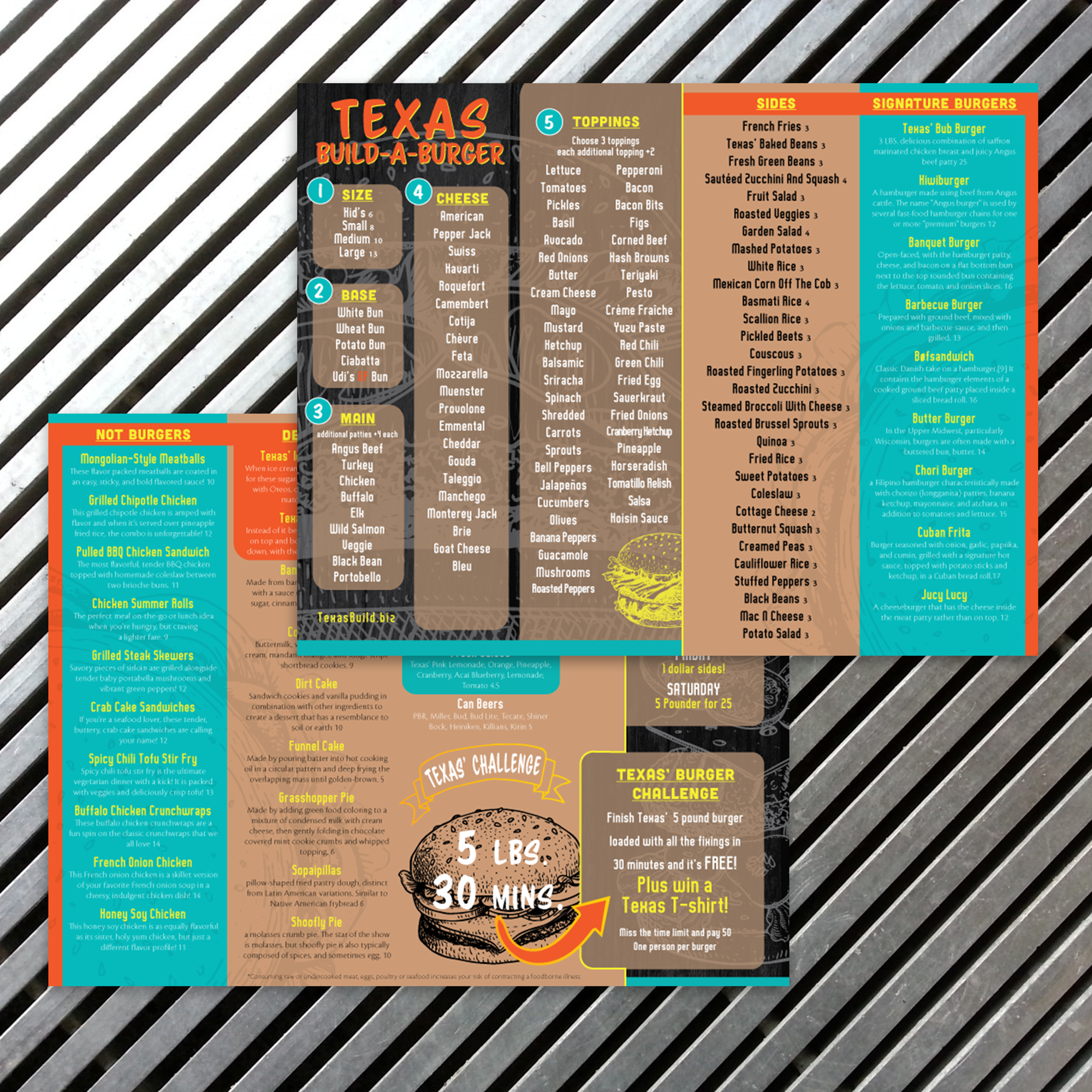 Build-a-Burger Template 8.5" x 11" - TerraSlate Inc.