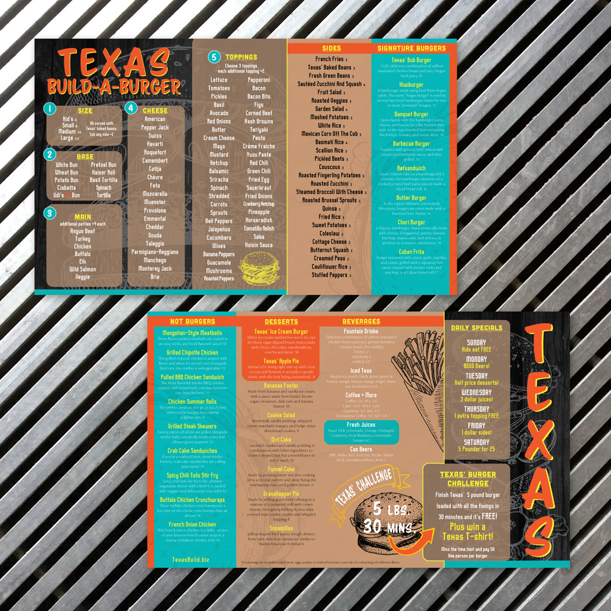 Build-a-Burger Template 8.5" x 14" - TerraSlate Inc.