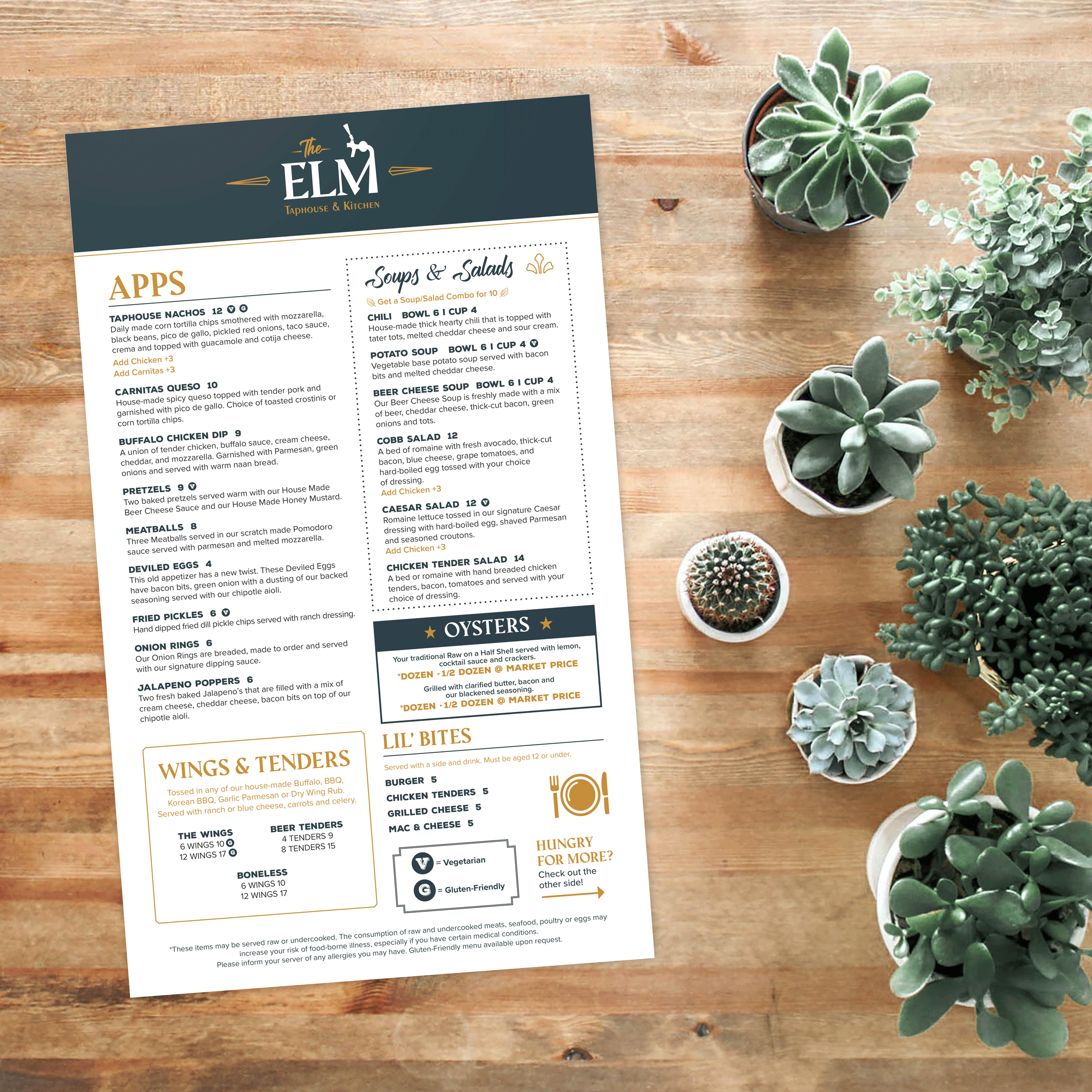 Menu Design - TerraSlate Inc.