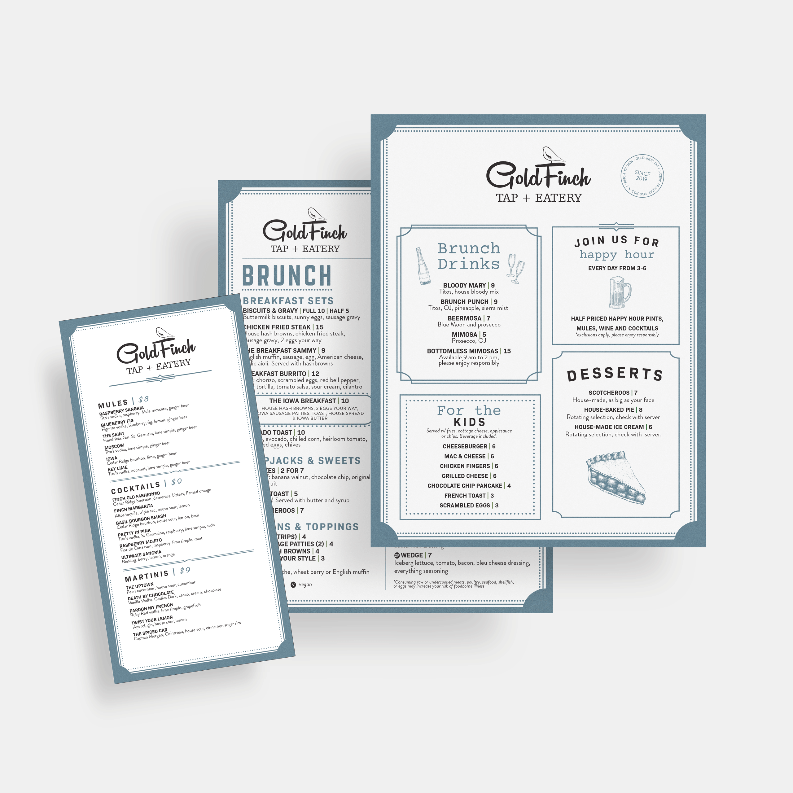 Menu Design - TerraSlate Inc.