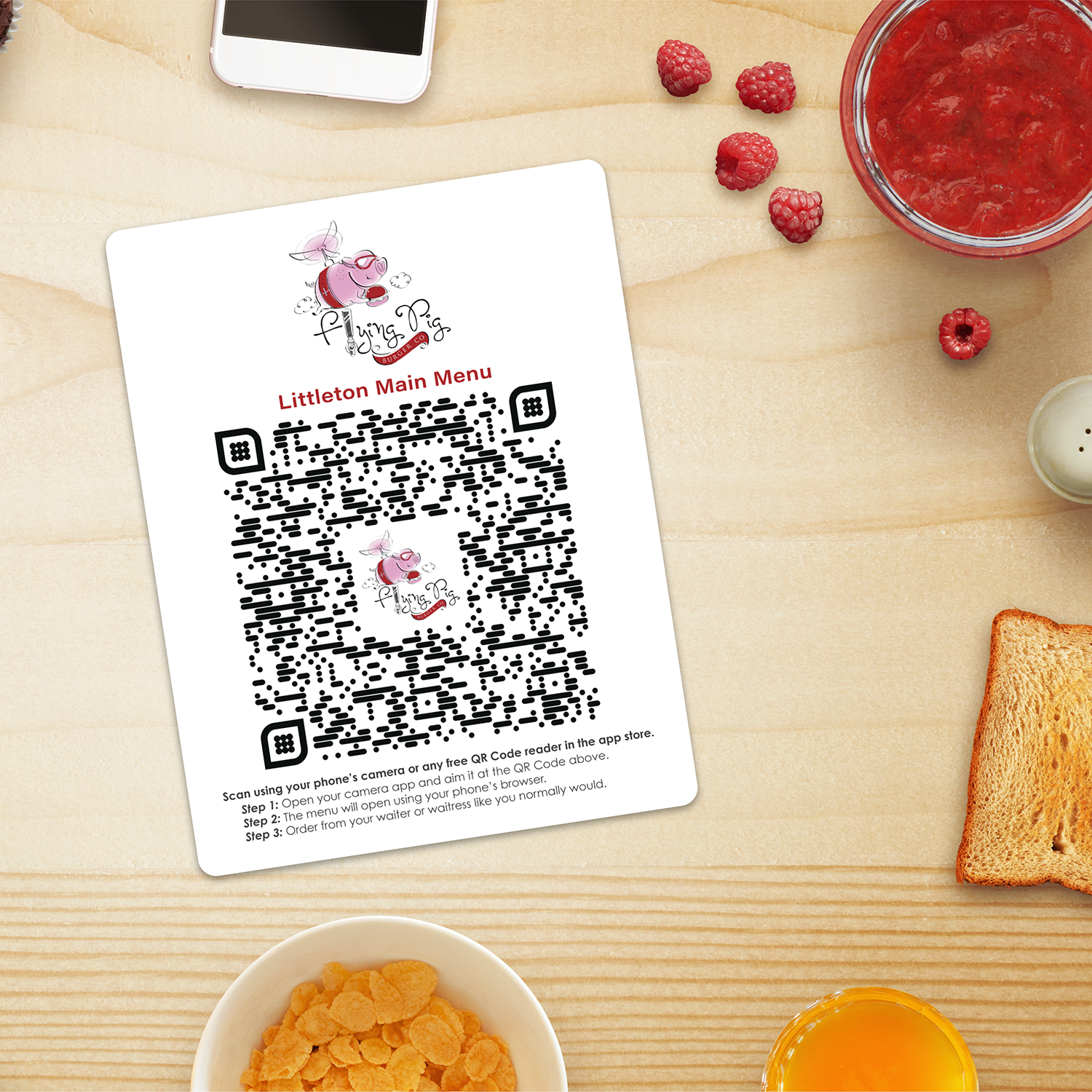 Custom Branded Touchless QR Menus - TerraSlate Inc.