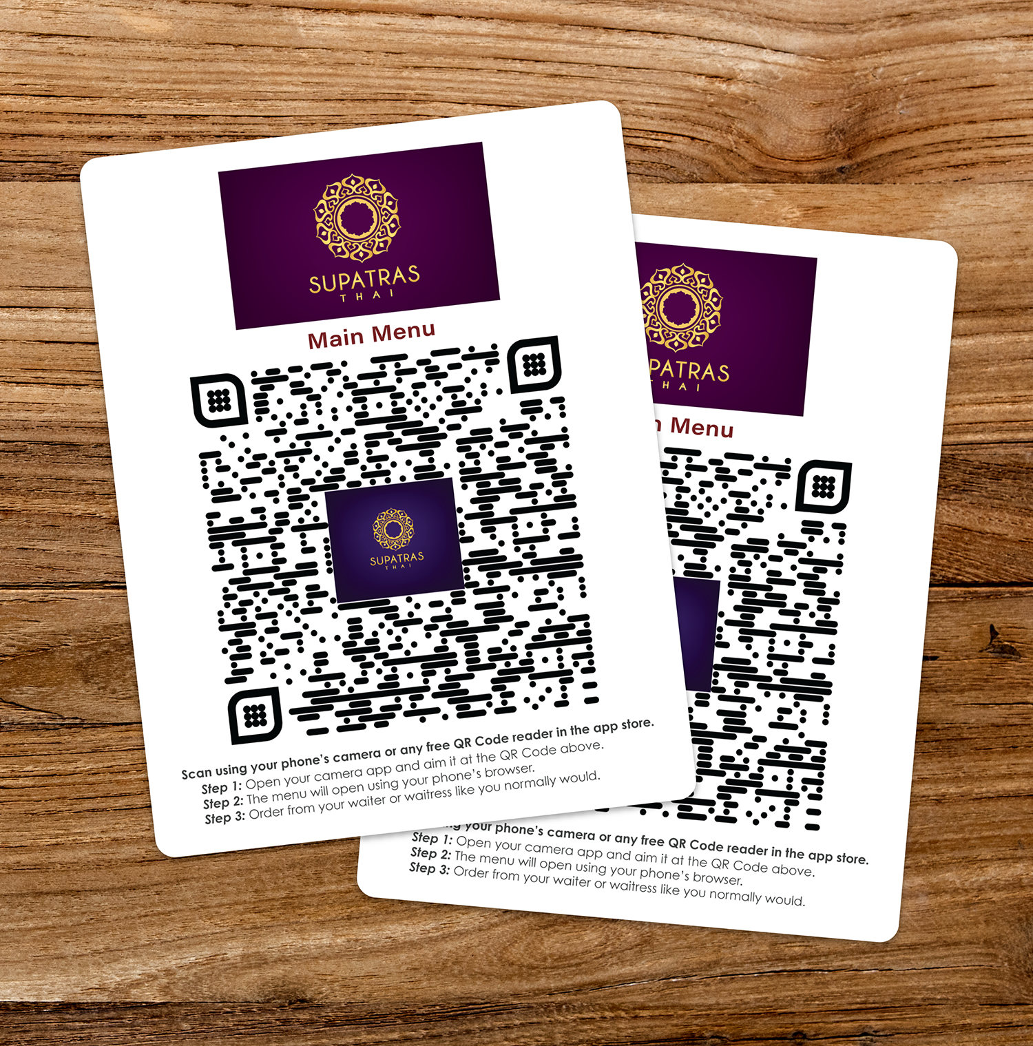 TerraSlate Touchless QR Menu Samples - TerraSlate Inc.