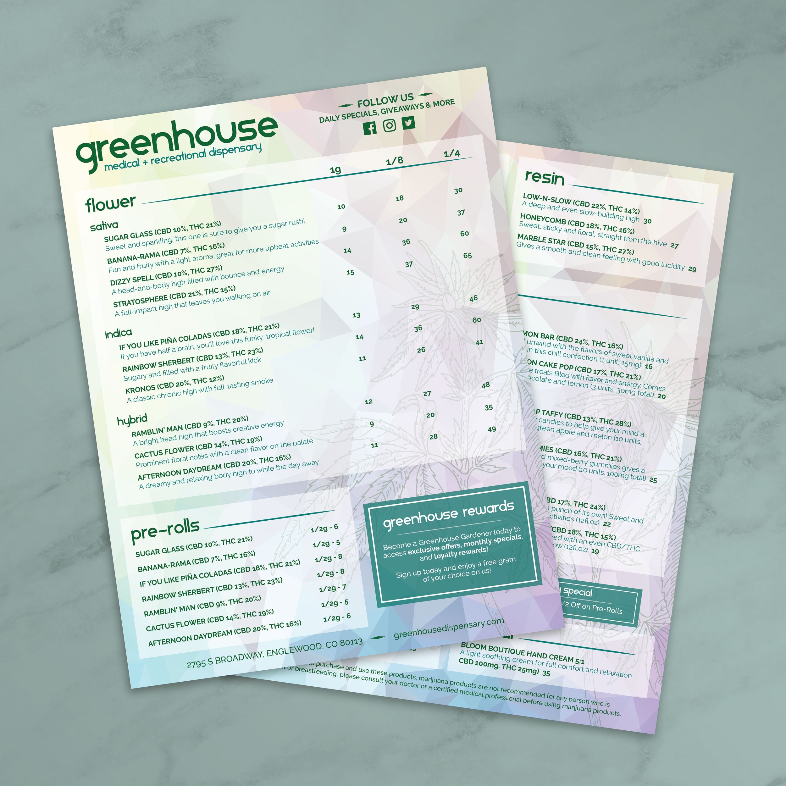 Dispensary Template 8.5" x 11" - TerraSlate Inc.