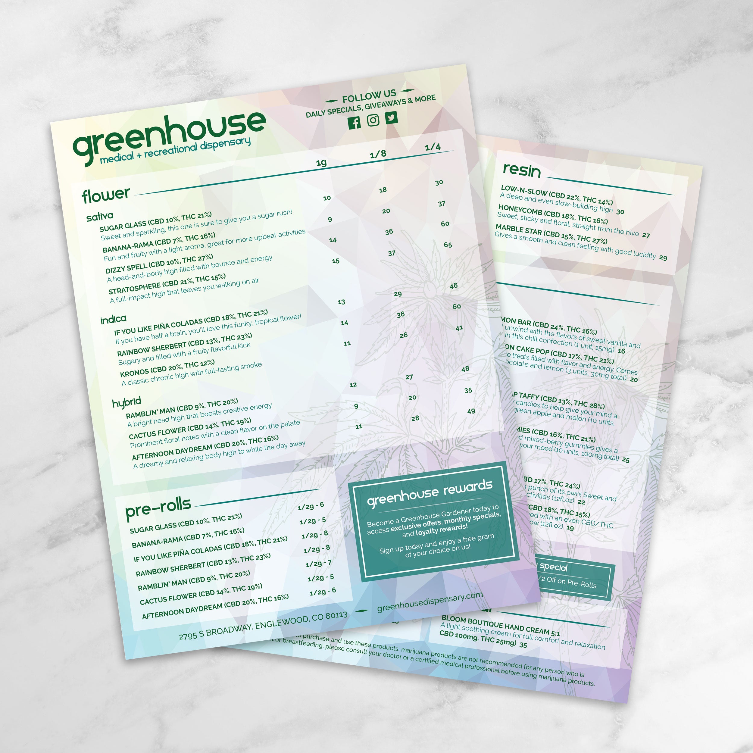 Dispensary Template 8.5" x 11" - TerraSlate Inc.