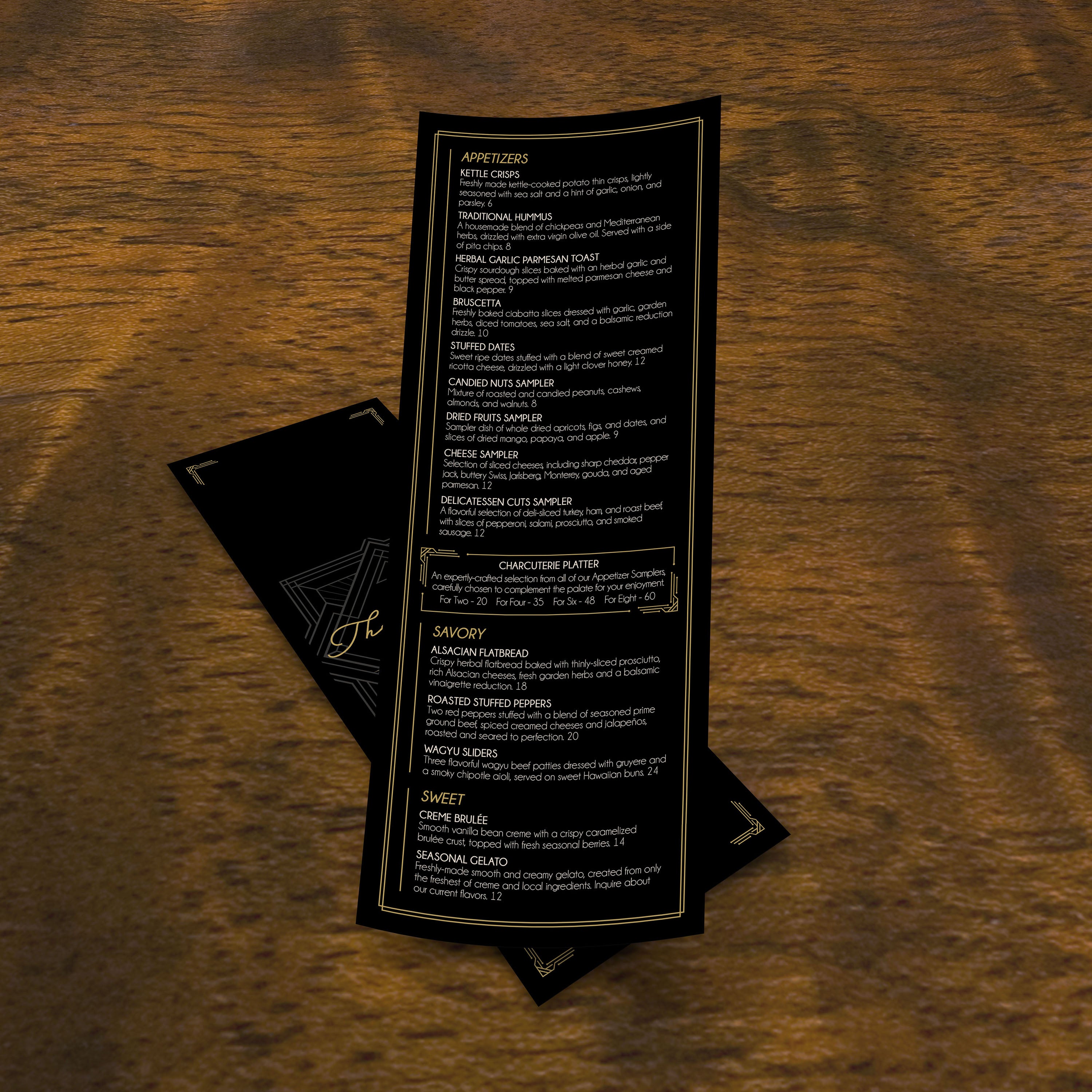 Bar & Lounge Template 4.25" x 11" - TerraSlate Inc.