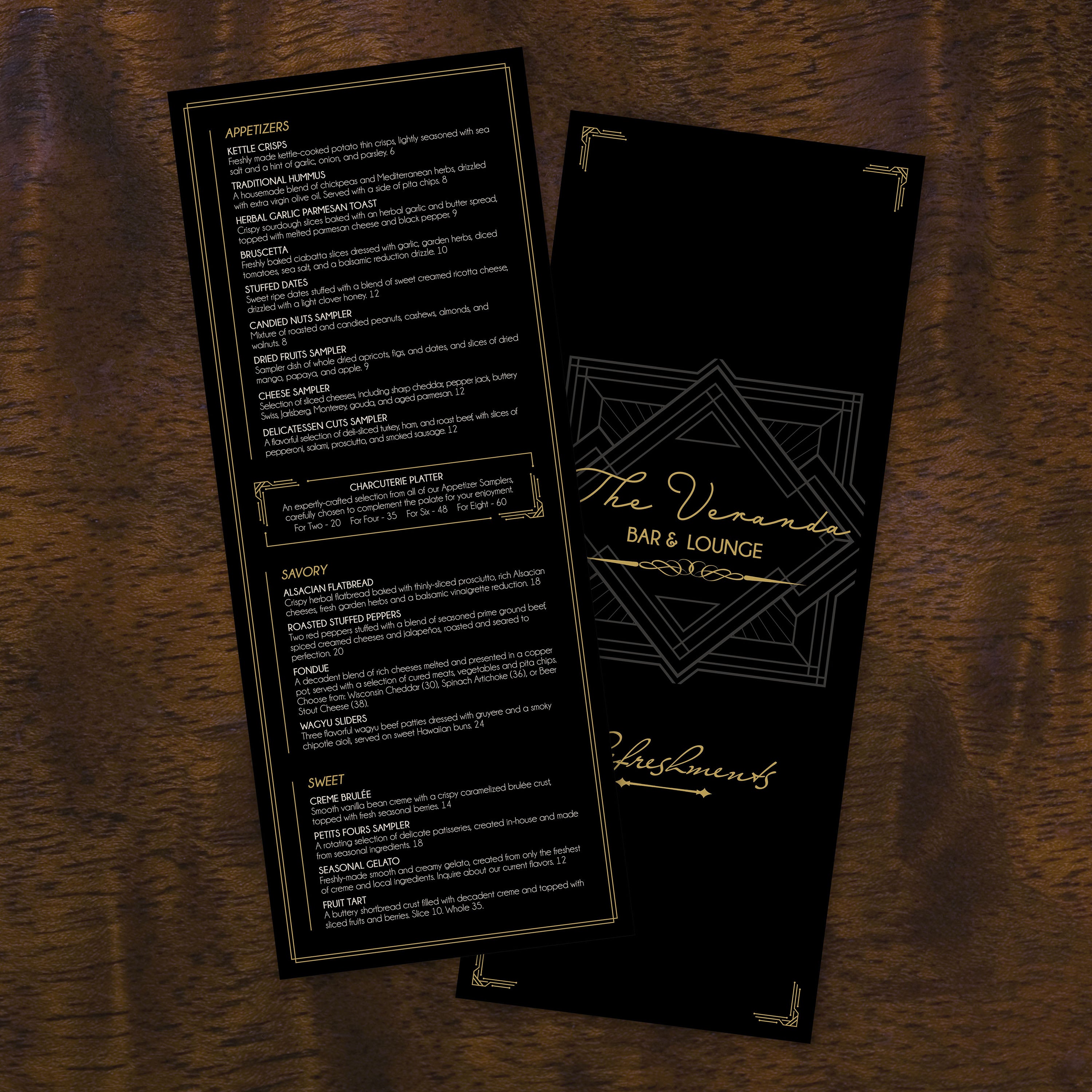 Bar & Lounge Template 6" x 15" - TerraSlate Inc.