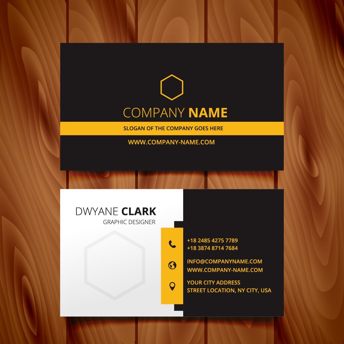 Waterproof Business Cards (uncoated with square corners) - TerraSlate Inc.