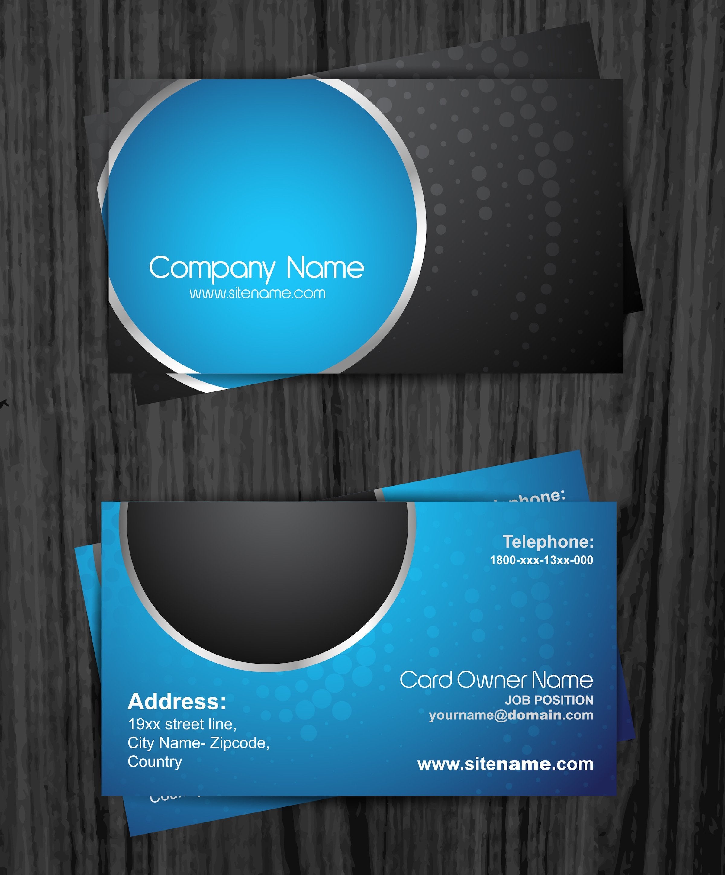 Waterproof Business Cards (uncoated with square corners) - TerraSlate Inc.