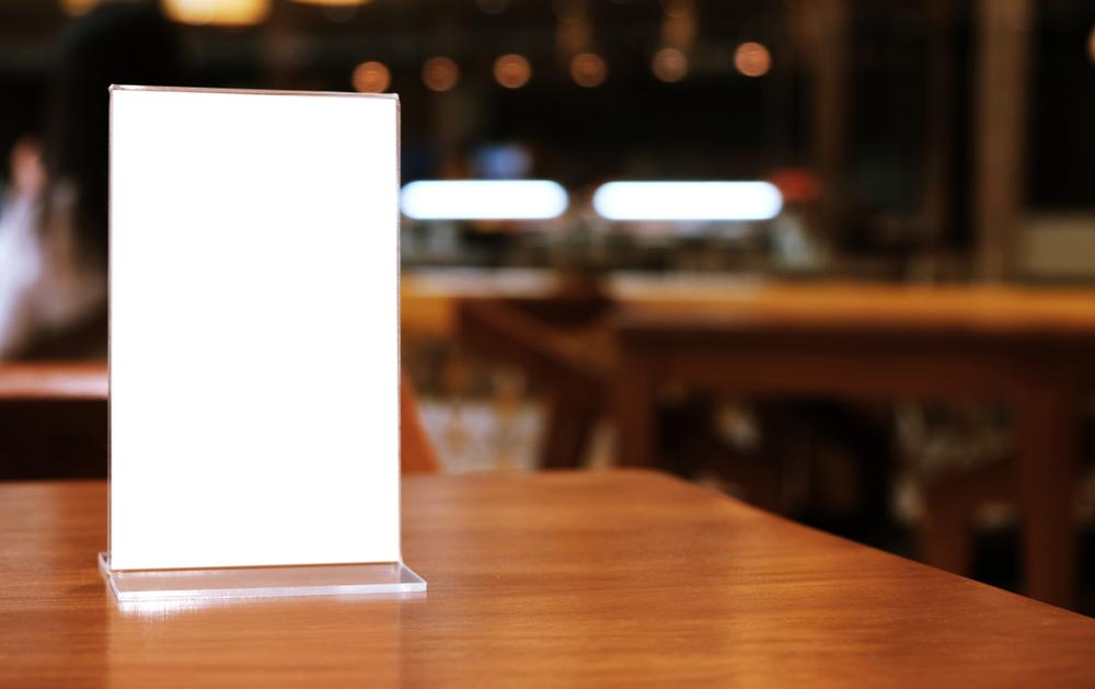 Waterproof Table Tent Inserts - TerraSlate Inc.