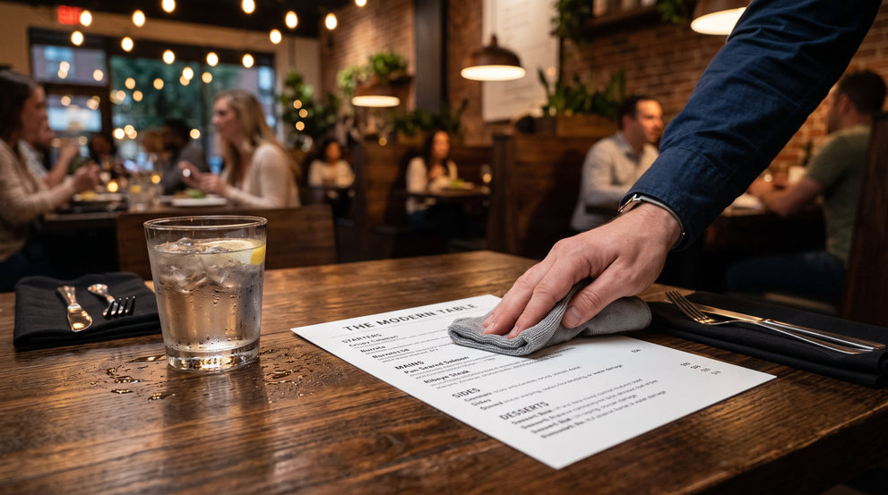 How to Clean Restaurant Menus Between Every Table Turn