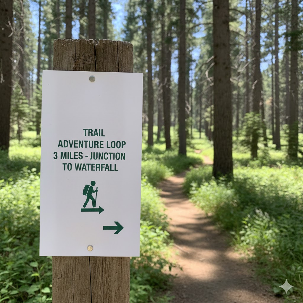 Durable Park and Trail Signage for Public Spaces