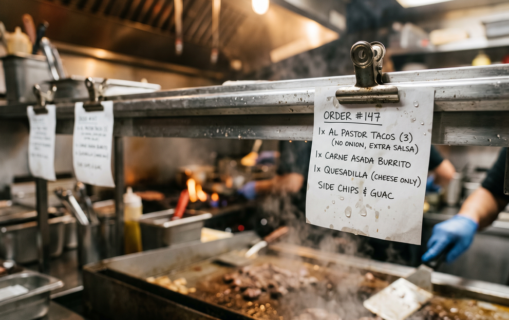 Waterproof Paper For Food Truck Order Forms