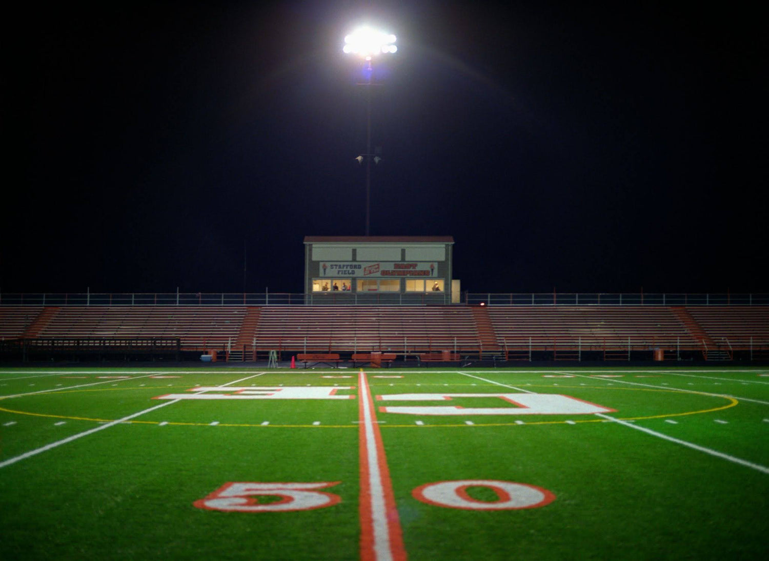 Football Field at Night