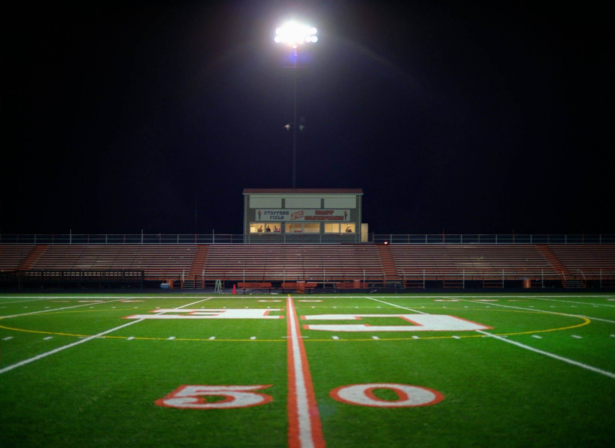 Football Field at Night