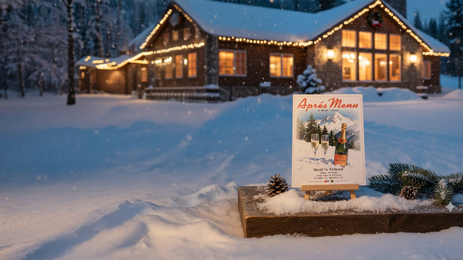 Holiday Menu from TerraSlate