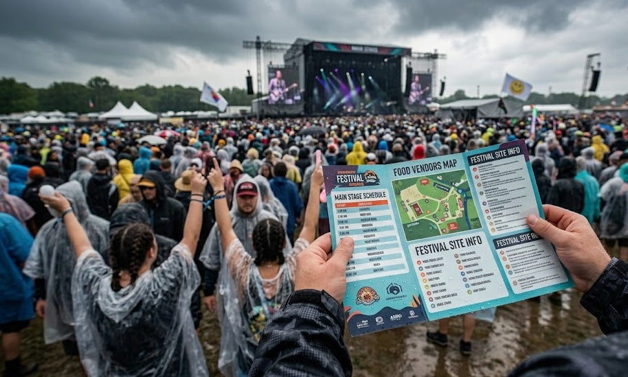 Waterproof Outdoor Concert Programs