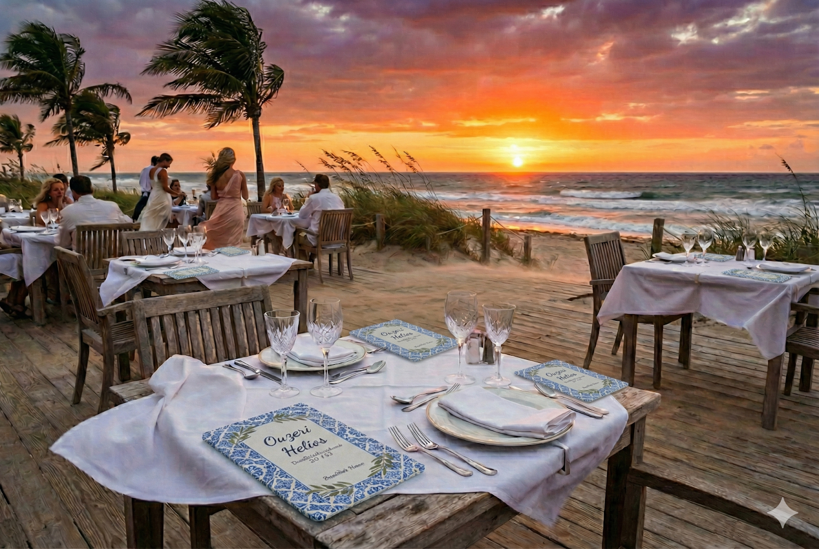 Patio Menu Solutions for Beachside Restaurants
