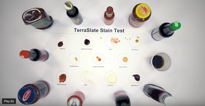 Waterproof Paper: 4 Hour Stain Test Results
