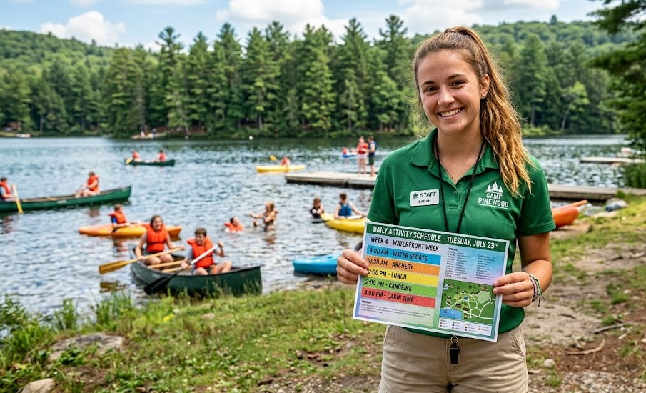Waterproof Summer Camp Schedules Built for Outdoor Adventure