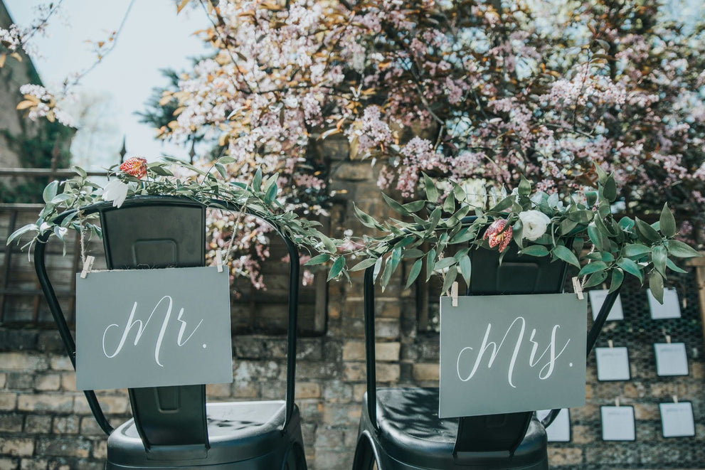 TerraSlate Signs at an Outdoor Event