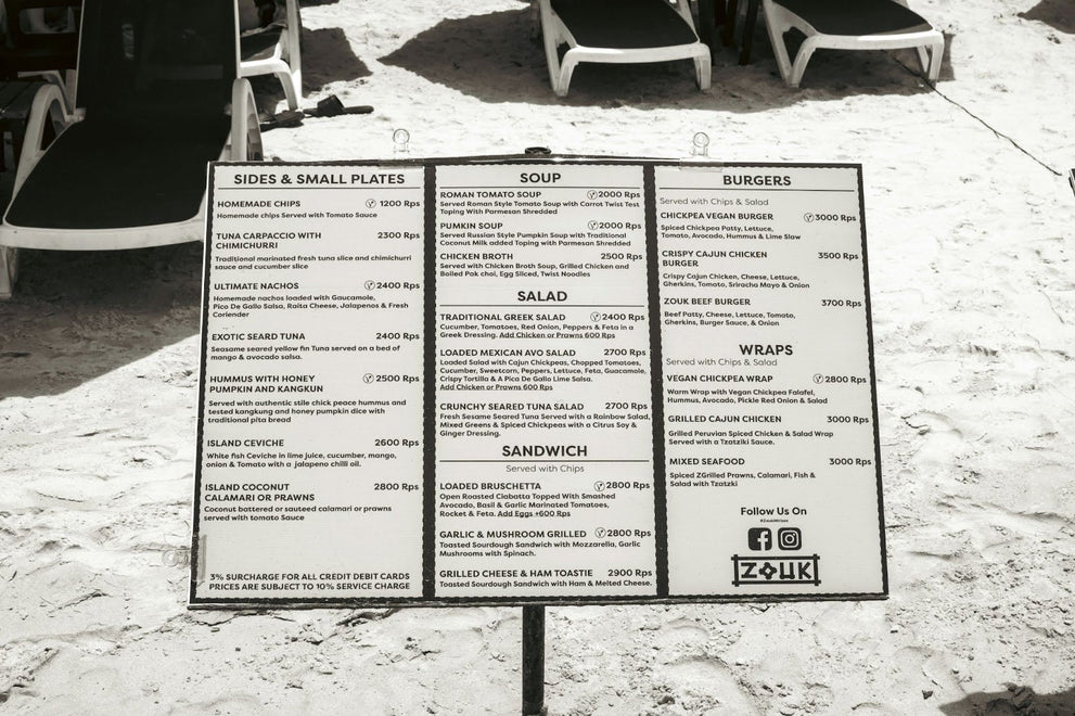 Trifold Menu Design: A Complete Guide