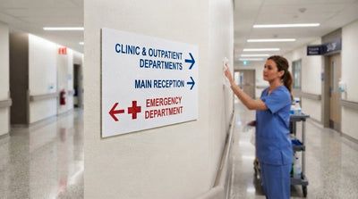 Waterproof Paper For Hospital Wayfinding And Directional Signs