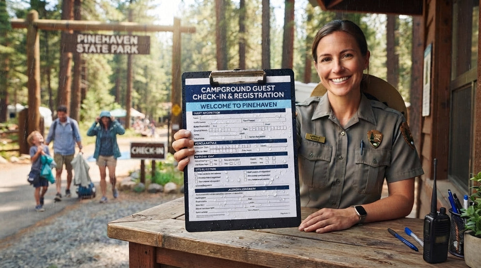 Waterproof Paper For Campground Check-In Documents