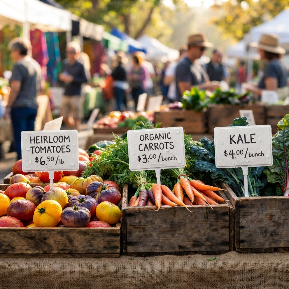 Waterproof Paper For Farmers Market Vendor Price Signs