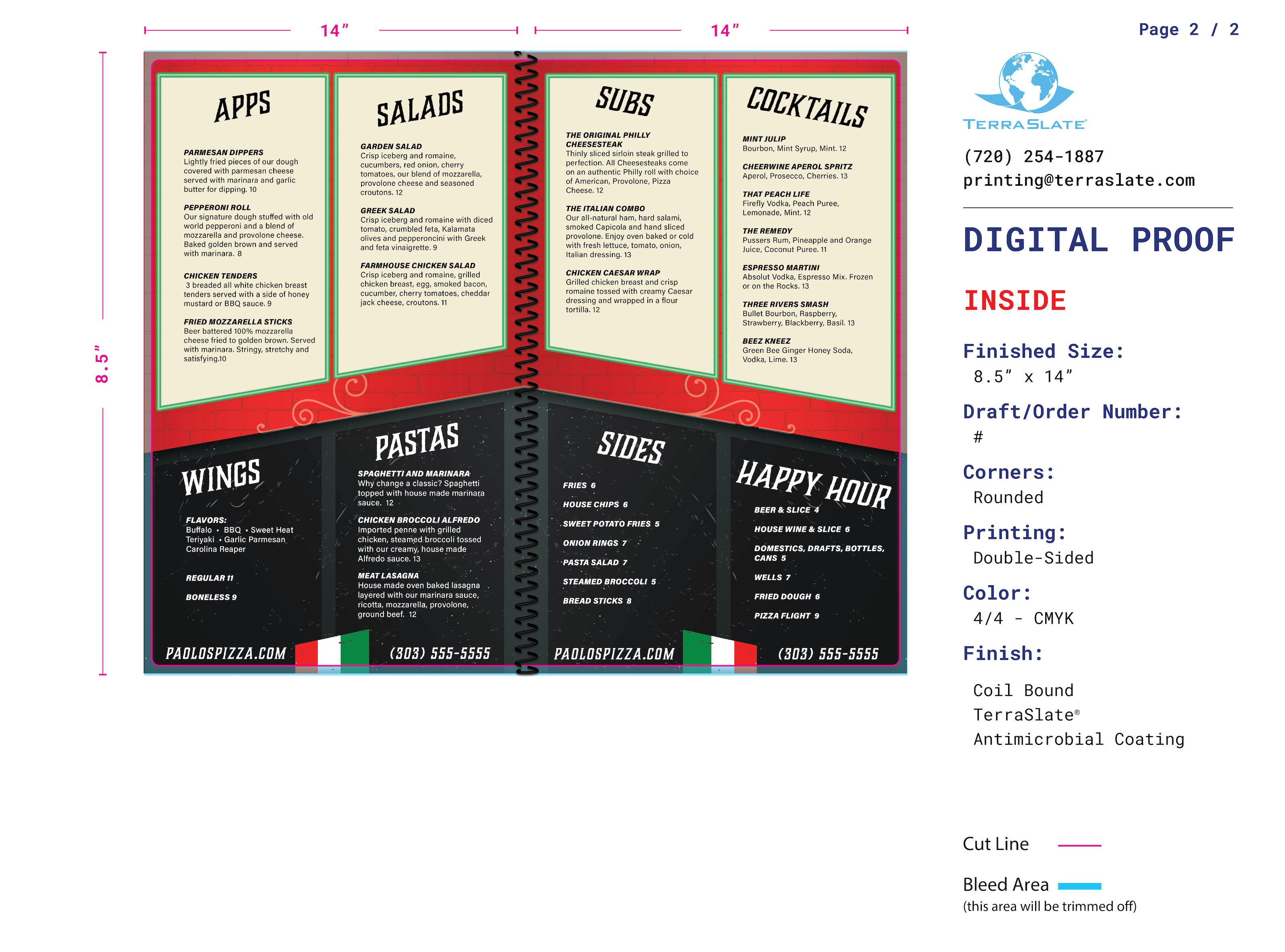 Digital Proof, Photo Proof, and Physical Proof by Mail - Free Overnight Shipping Included