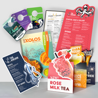 Paquete de muestra troquelado