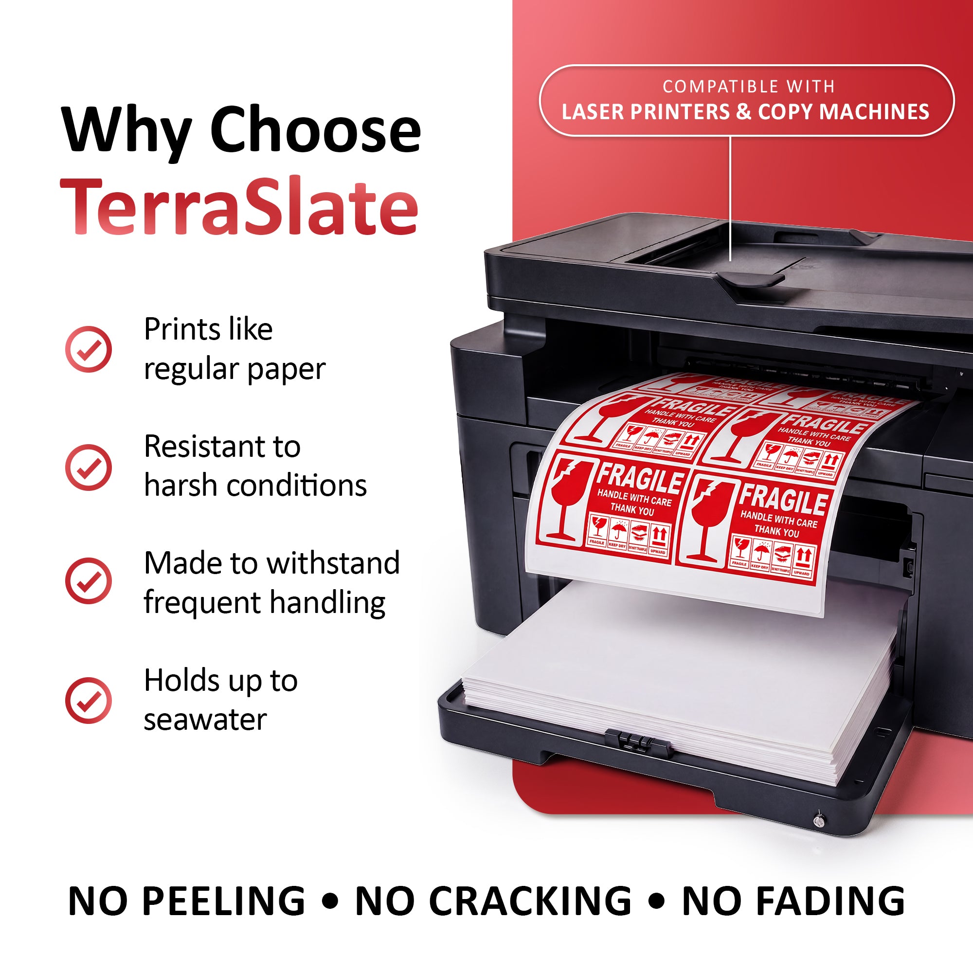 Blank Waterproof Adhesive Labels