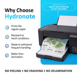 Hydronote Blank Copy Paper 8.5" x 11"