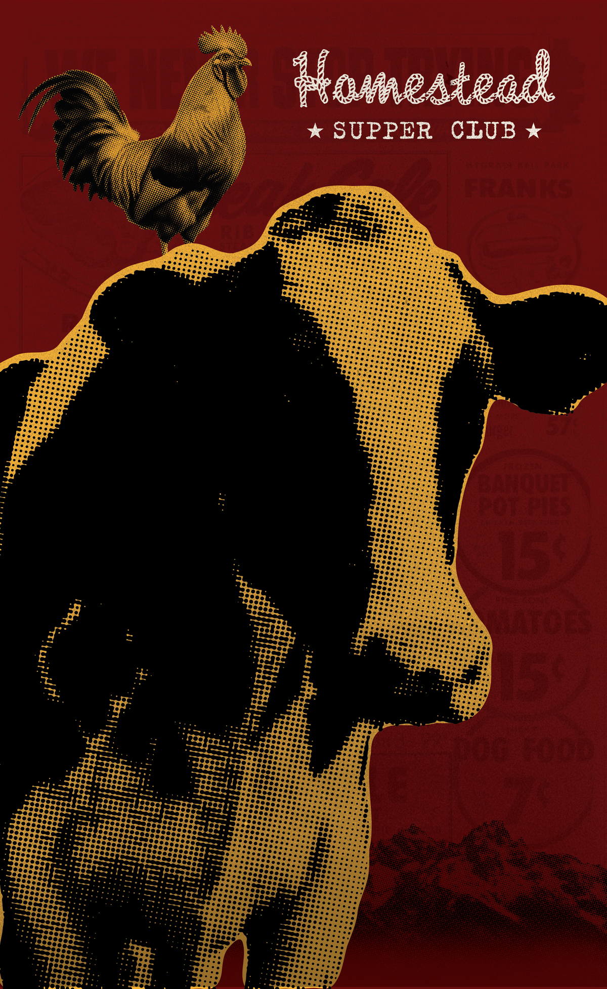 Upscale Western Steakhouse Menu Template - 8.5" x 14"