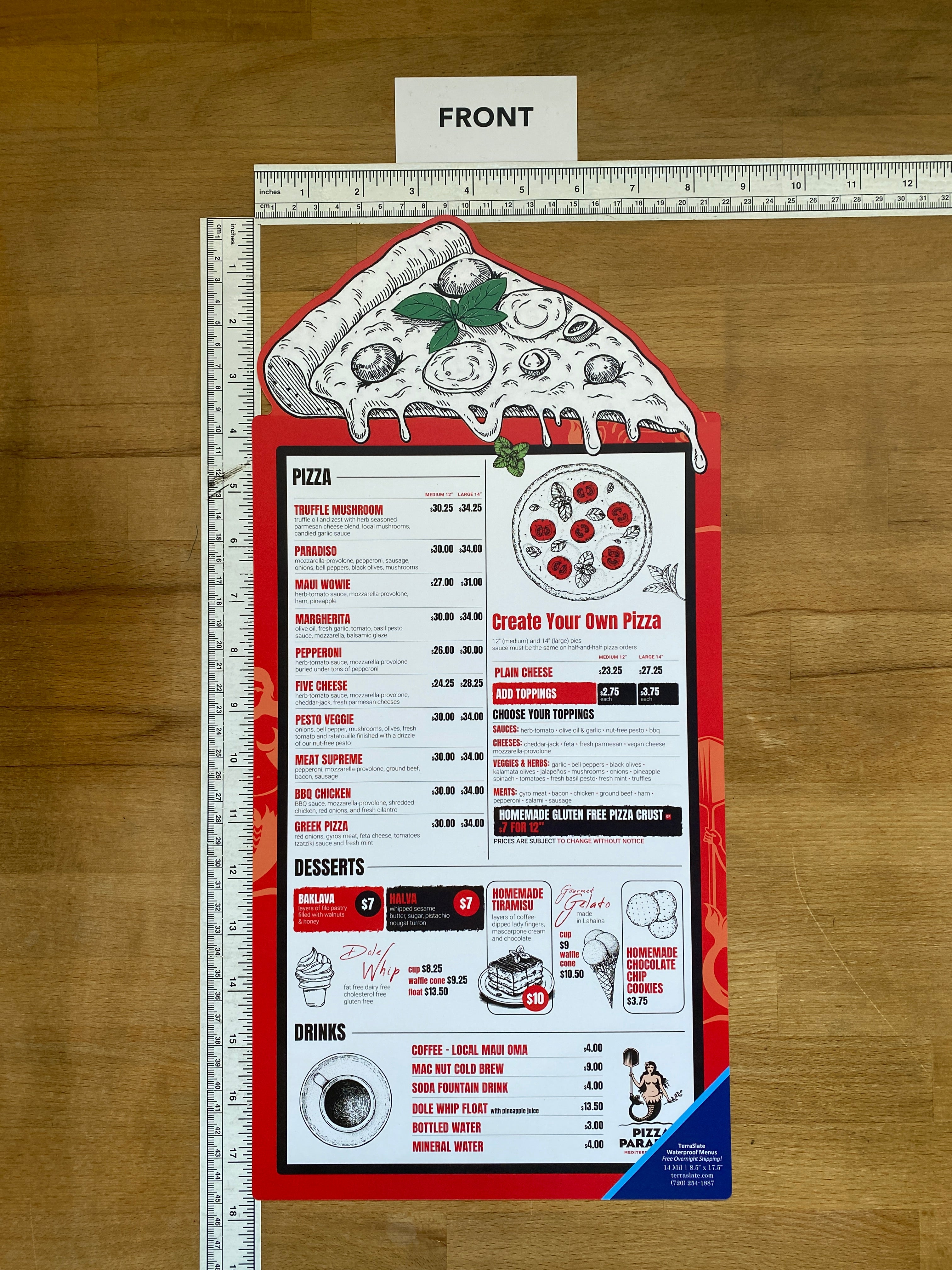 Digital Proof, Photo Proof, and Physical Proof by Mail - Free Overnight Shipping Included