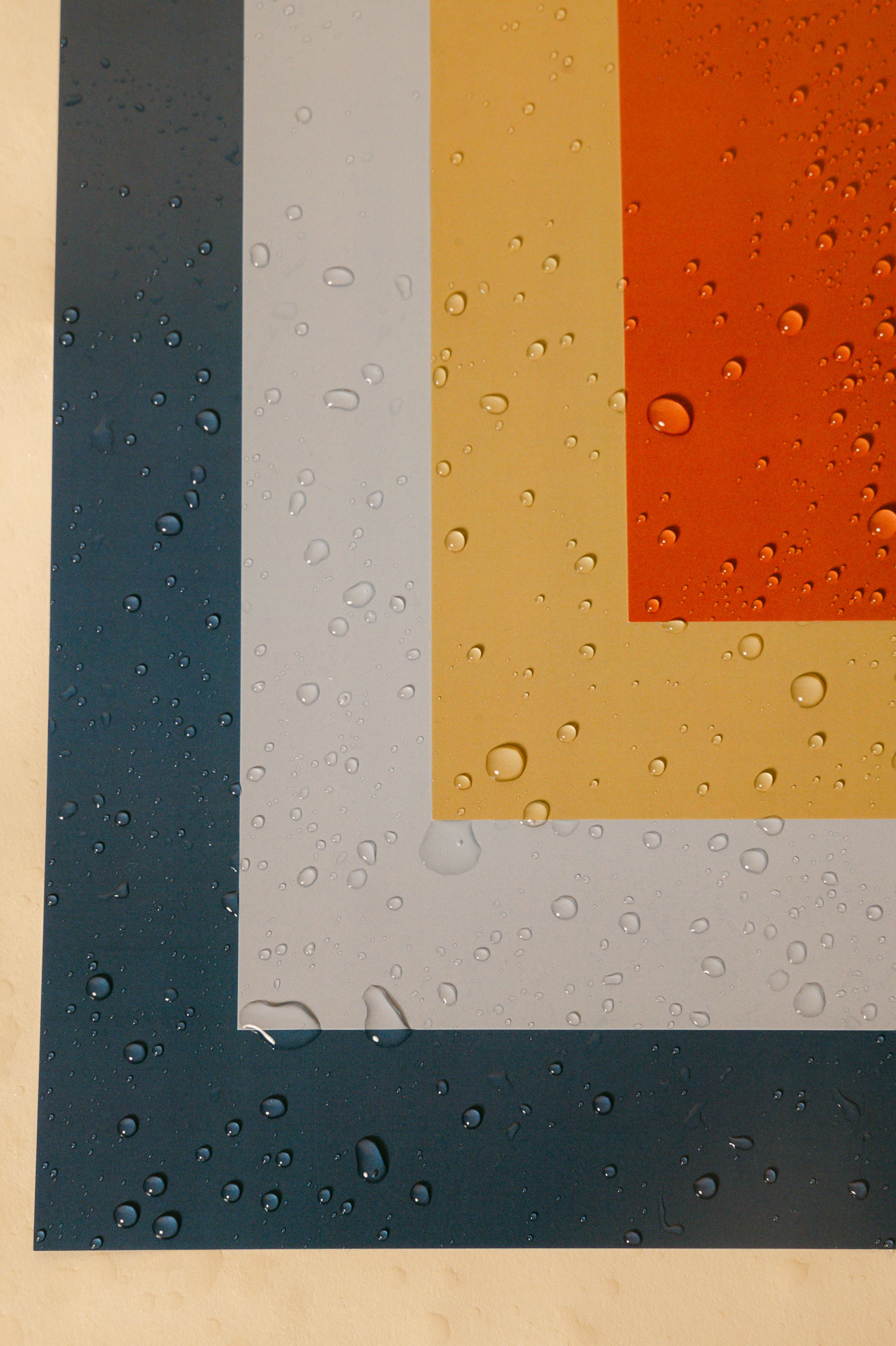 Papier de couleur imperméable !