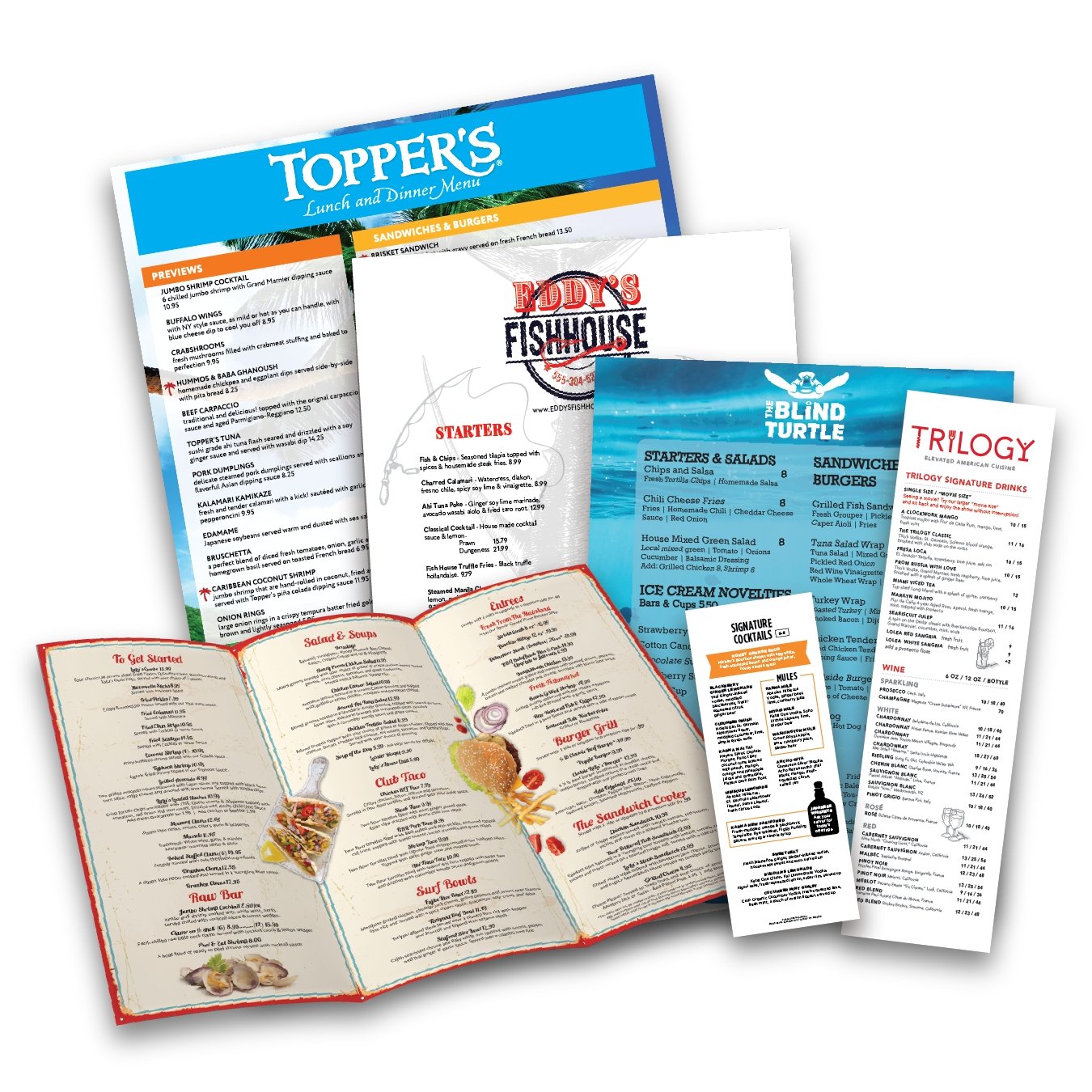 Restaurant Menu Sample Pack - Free!