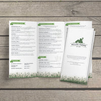 Farm to Table Template 13" x 19" Trifold