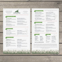 Farm to Table Template 8.5" x 14"