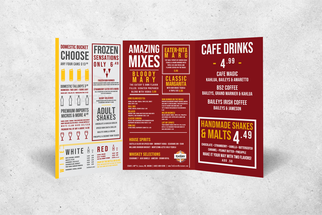 To Go Sticker Menu Takeout Menus, Disposable Menus & To-Go Menus