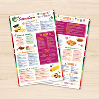 El Camaleon Template 11" x 17"