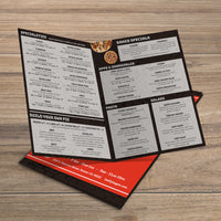 Plantilla The Flying Pie, plegable, de 11" x 17"