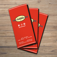 The Flying Pie Template 12" x 18" Trifold