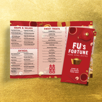 Fu's Fortune Template 12" x 18" Trifold