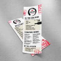 Korean BBQ Template 4.25" x 11"