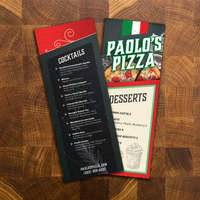 Modèle de pizza de Paolo 4,25" x 11"